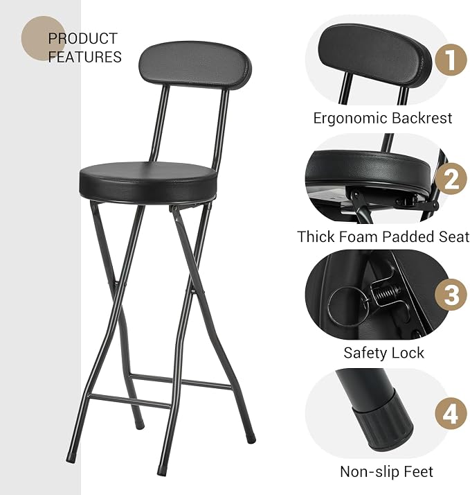 Black -Set of 1-25.5inch