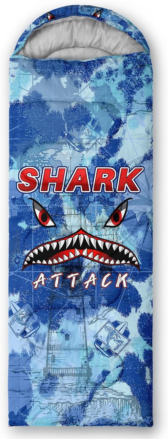 Blue Camouflage Shark