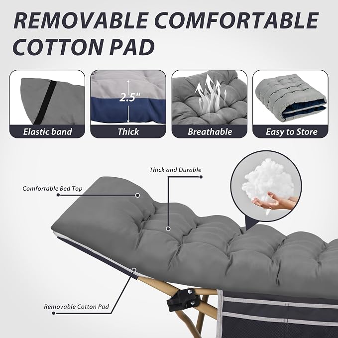 Grey Cot/Grey Pad