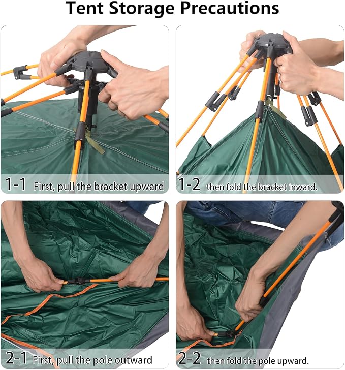 Single-layer Instant Tent | Blue | 4 Person