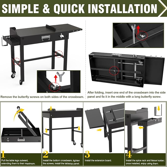 Dual-Fuel 1/20lb + Foldable Cart