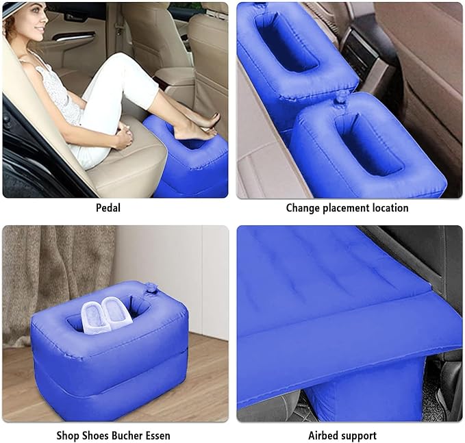 Blue With Air Pump + Power Adapter