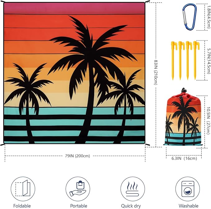 Red Orange - Coconut Tree