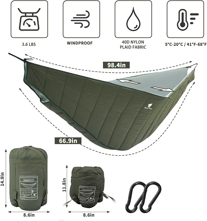 Lunar Green for Double Hammocks（98\