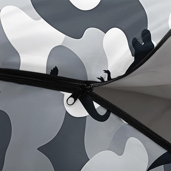 Gray Camo Dinosaur