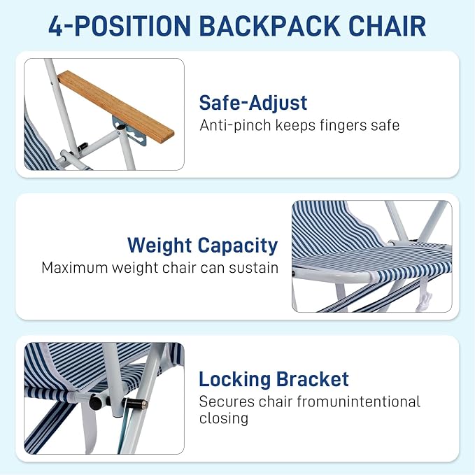 Blue White Stripe