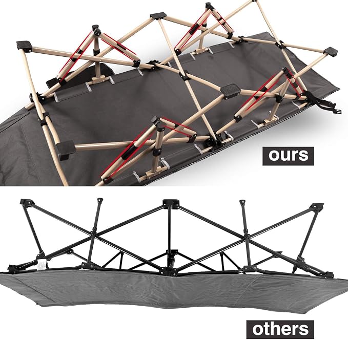 Gray Oversized Cot