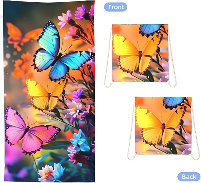 Vintage Fantasy Butterfly and Floral