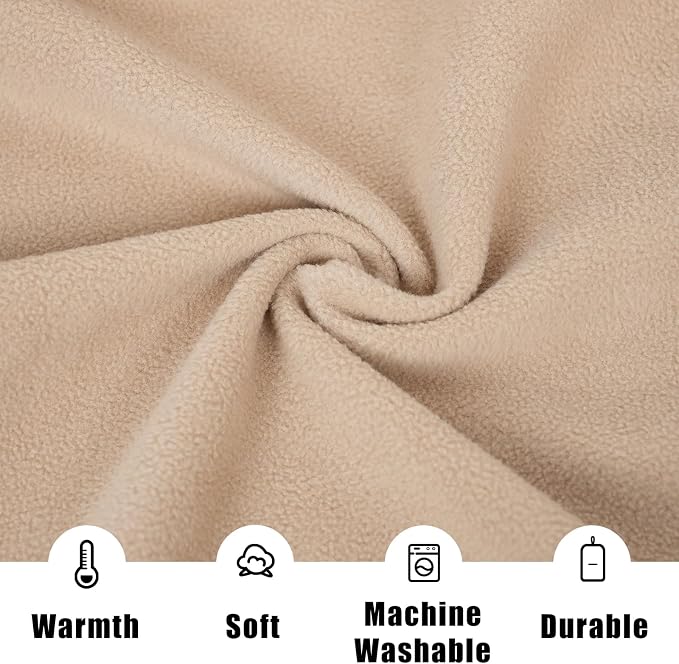 Polar Fleece Blanket - Khaki