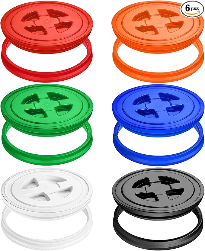 Red, Green, Blue, Orange, Black, White