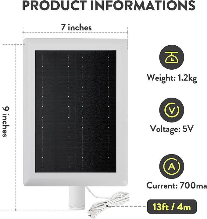 5W--2Pack White(8.7inch)