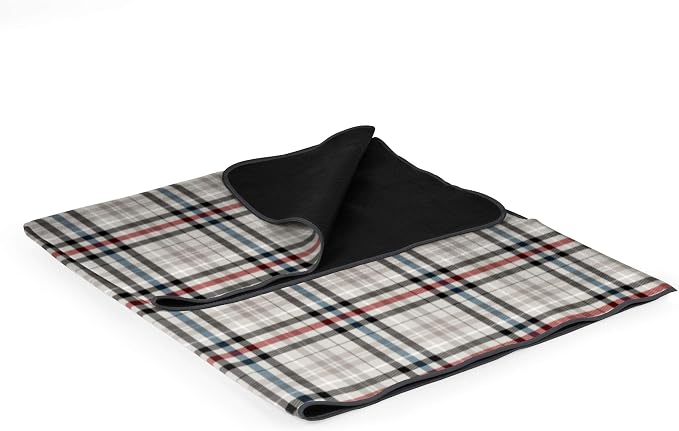 Carnaby Street Collection - Gray With Blue & Red Accents