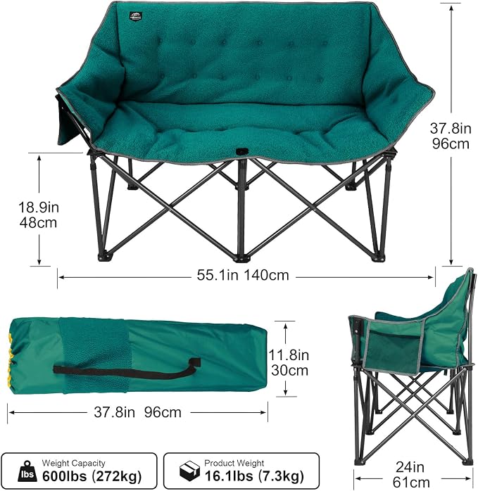 Dark Green-2 Person