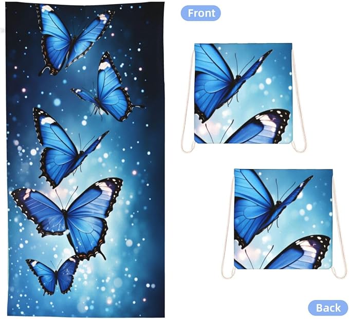 Vintage Blue Butterfly
