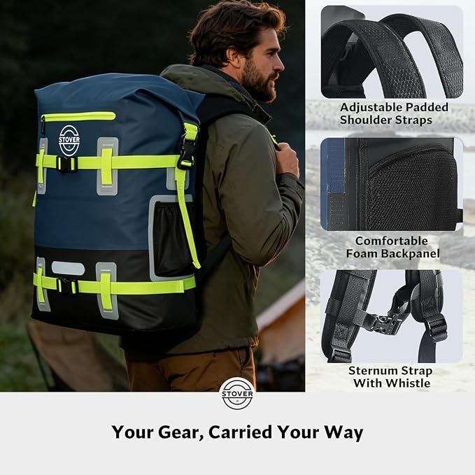 Navy Blue/Black/Green