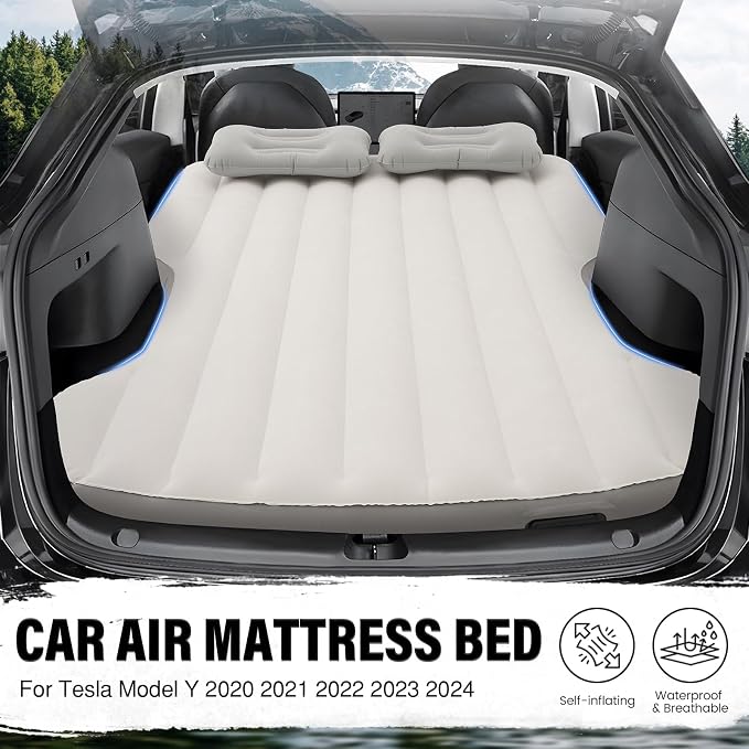 For Model Y 2020-2025 2026 Beige With Grey