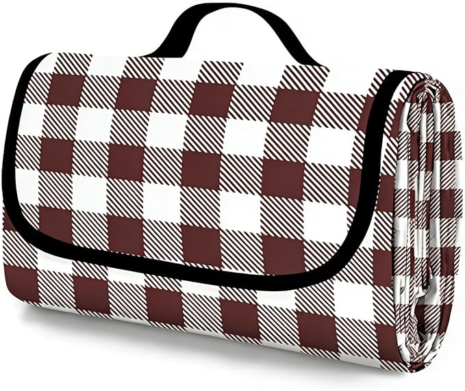 Coffee White Plaid