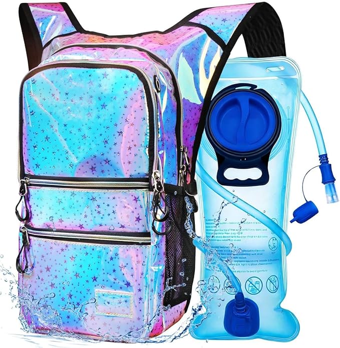 Holographic BluePink Star
