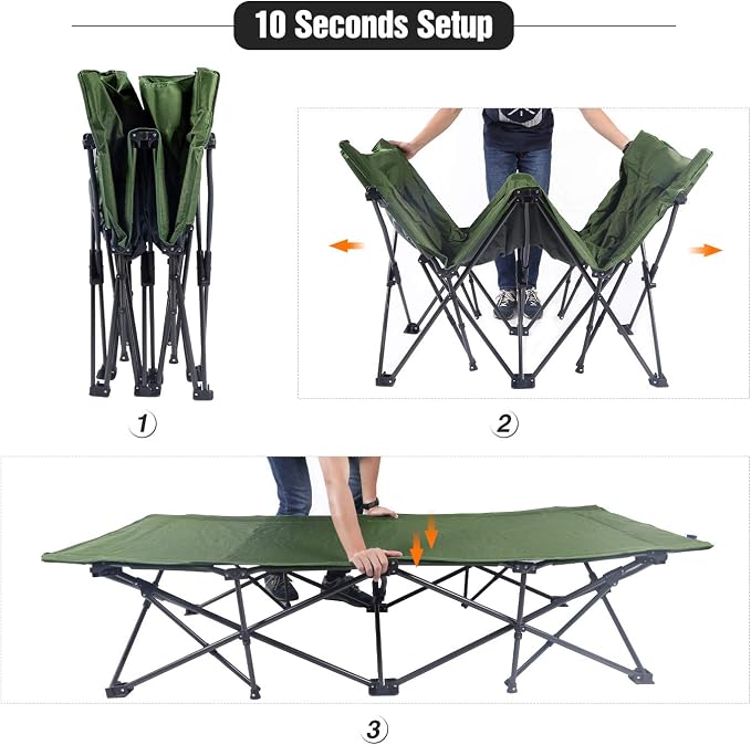 Green Oversized Cot