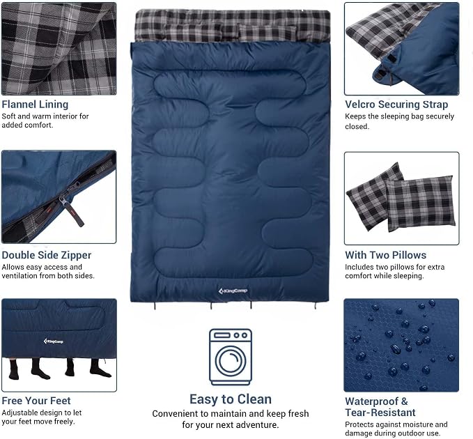 8 ℉~ 44 ℉ NAVY Double