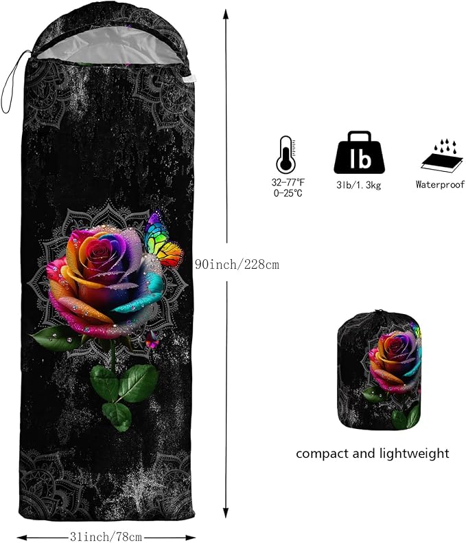 Colorful 3D Rose