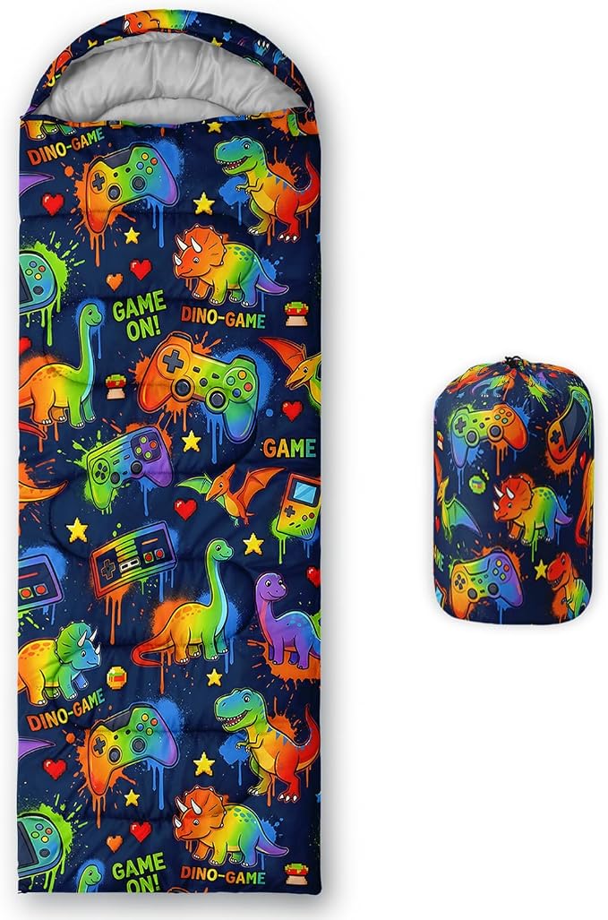 Colorful gamer Dinosaur