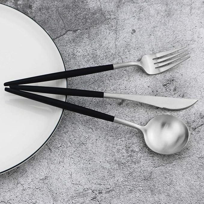 Black Handle Silver