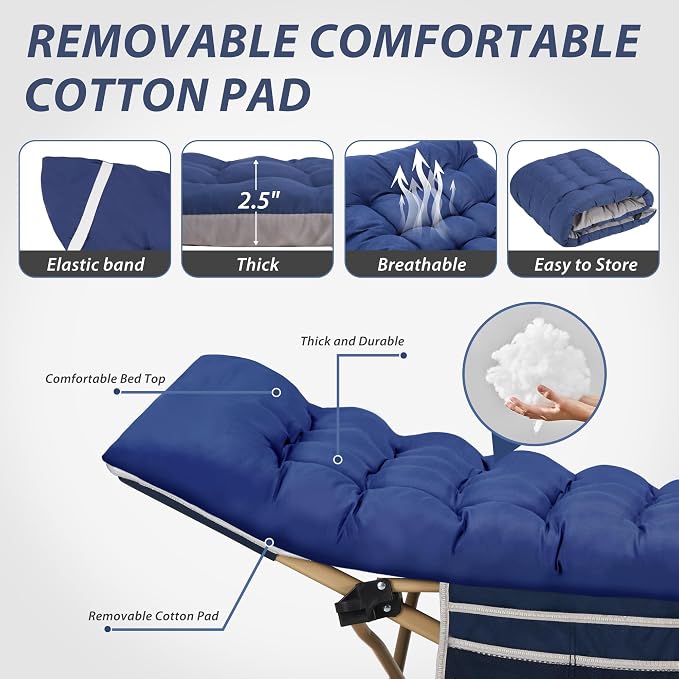 Blue Cot/Blue Pad