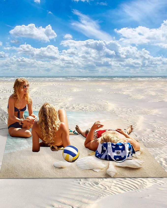 Blue, Yellow, Sand