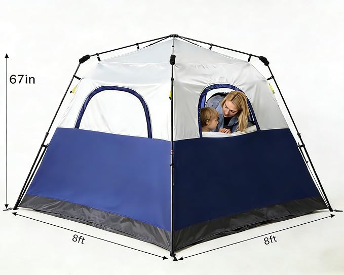 4 Person Dark Blue/2-Layer