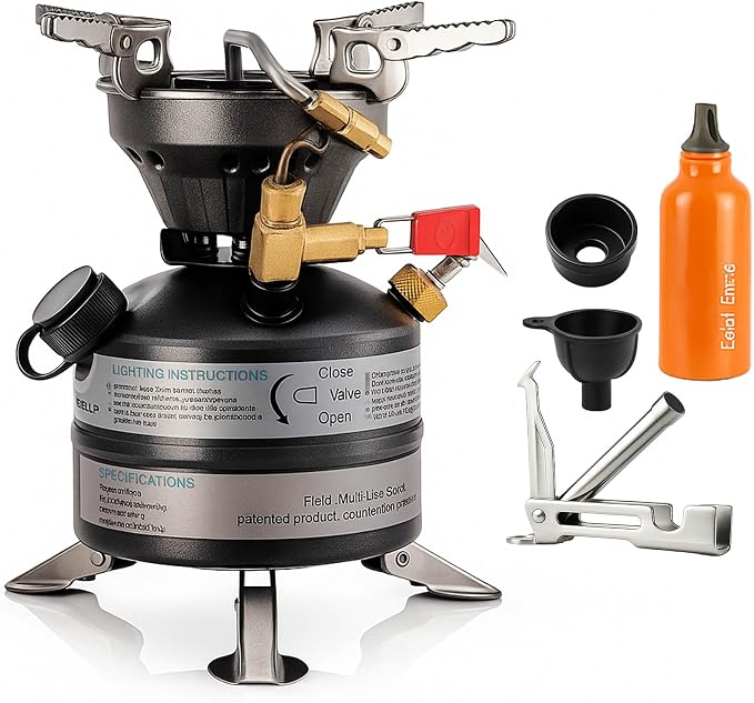 liquid fuel camp stove