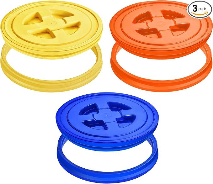 Yellow, Orange, Blue