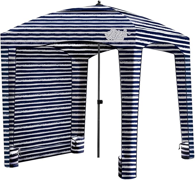 6' x 6' Z02 Sailor Stripes with Changing Room