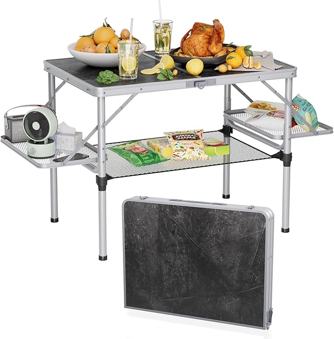 Dark Marble & Storage Net