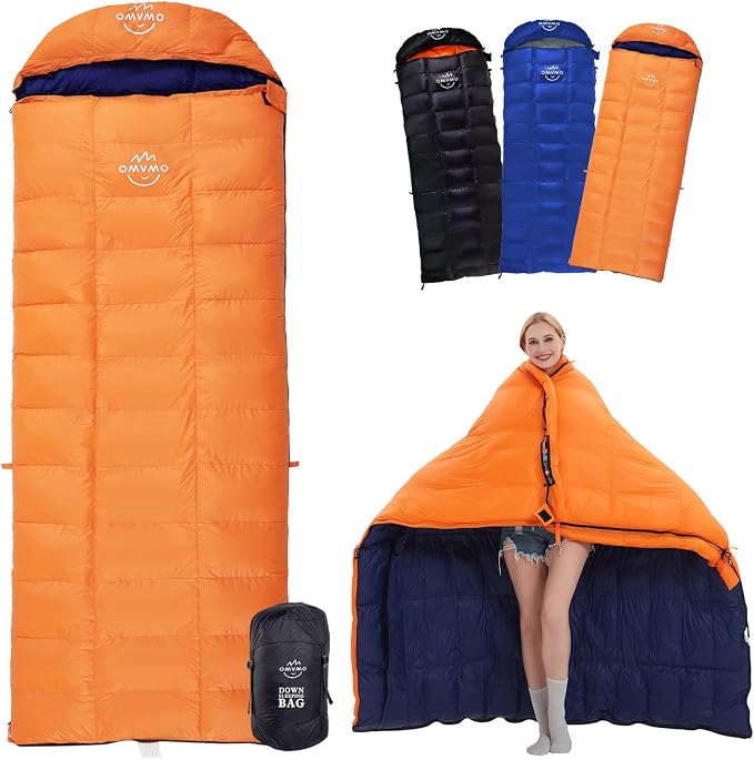 Orange/15℉/Left Zipper/Duck Down