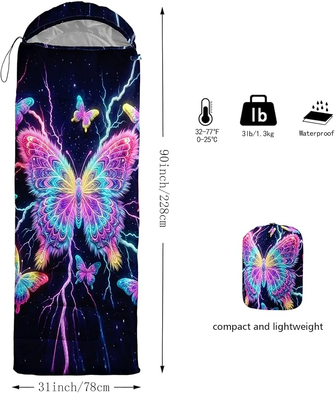 neon butterfly