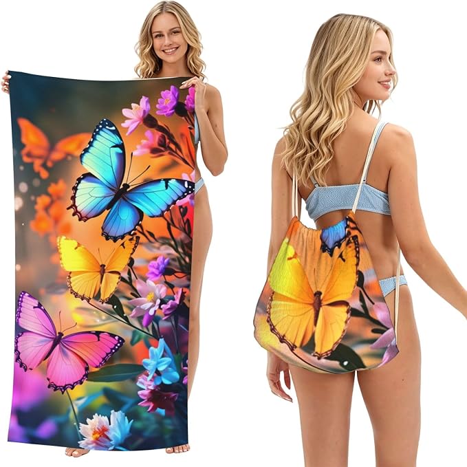 Vintage Fantasy Butterfly and Floral