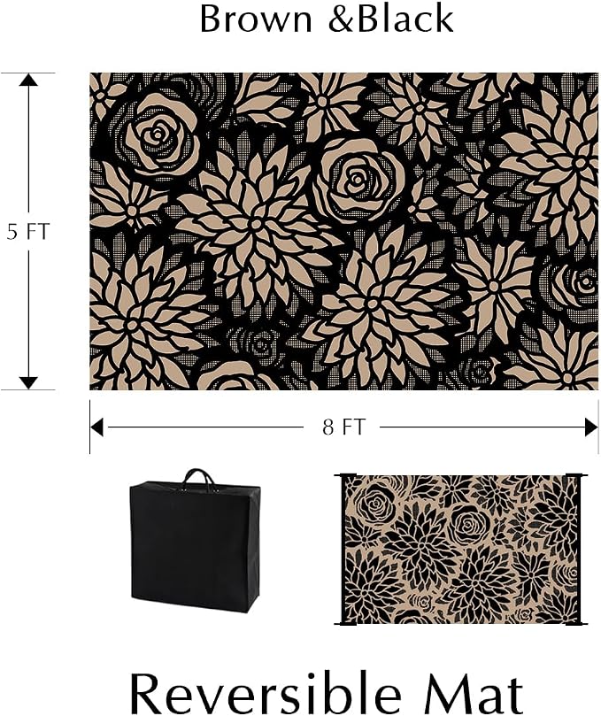 Floral | Brown