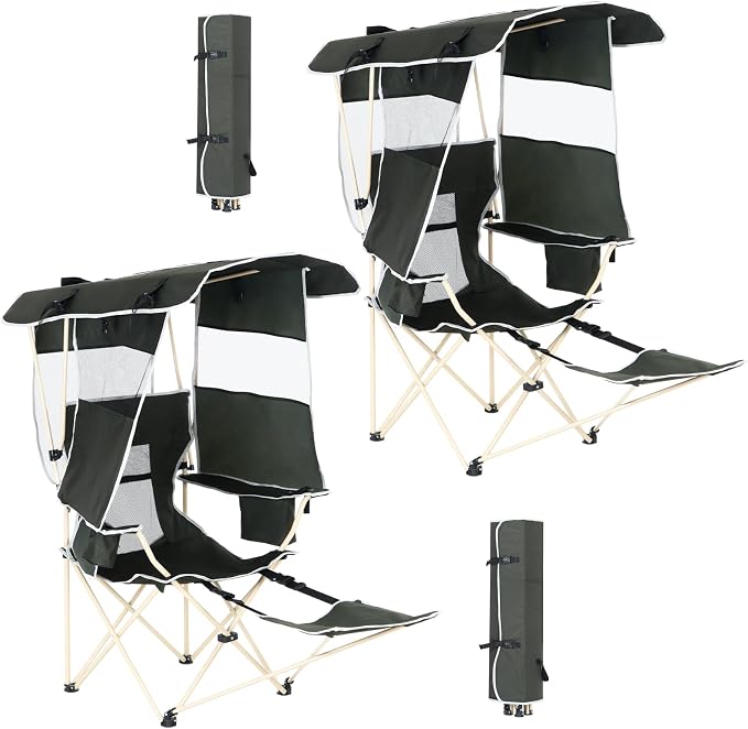 2-p Green With Footrest