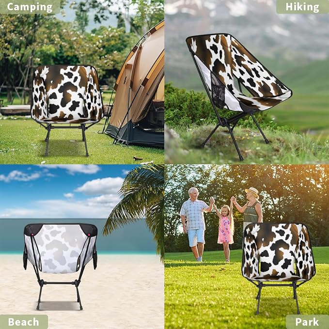 Animal Cow Pattern Print Black