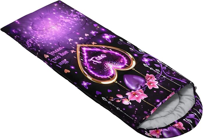 purple love heart