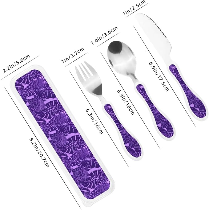 Purple Lavender Hawaiian Print
