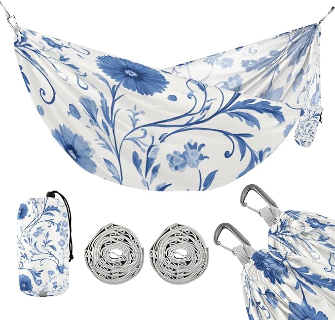 Vintage Floral Blue Hues