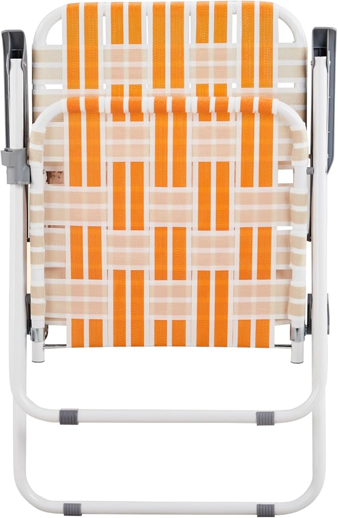 Orange & White