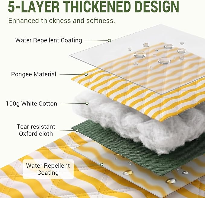 Yellow (Wavy Stripes)