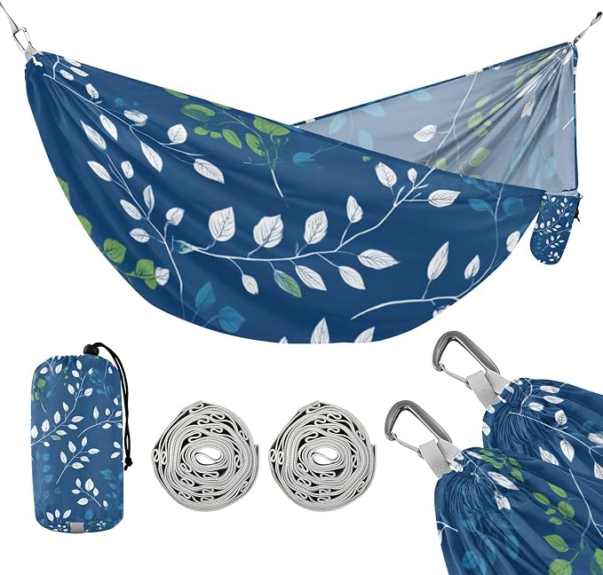 Simple Deep Blue Branches and Leaves