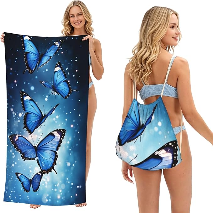Vintage Blue Butterfly