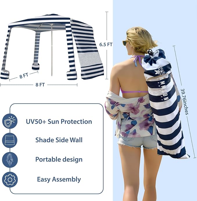 Navy Blue Stripes