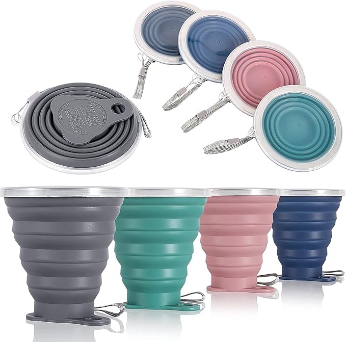 4 Pack-Deep Gery-Dusty Rose-Teal Blue-Navy Blue