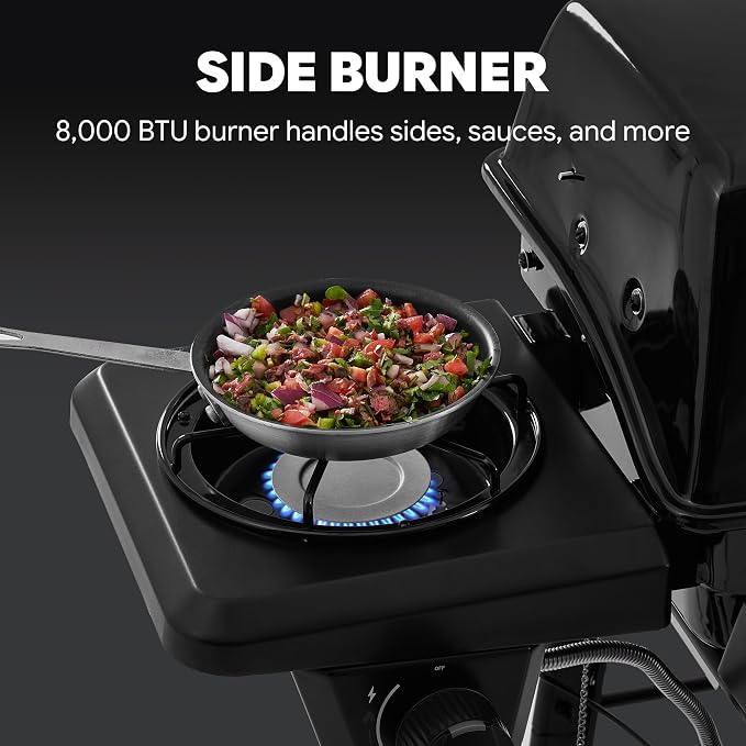 3 Burner in Black